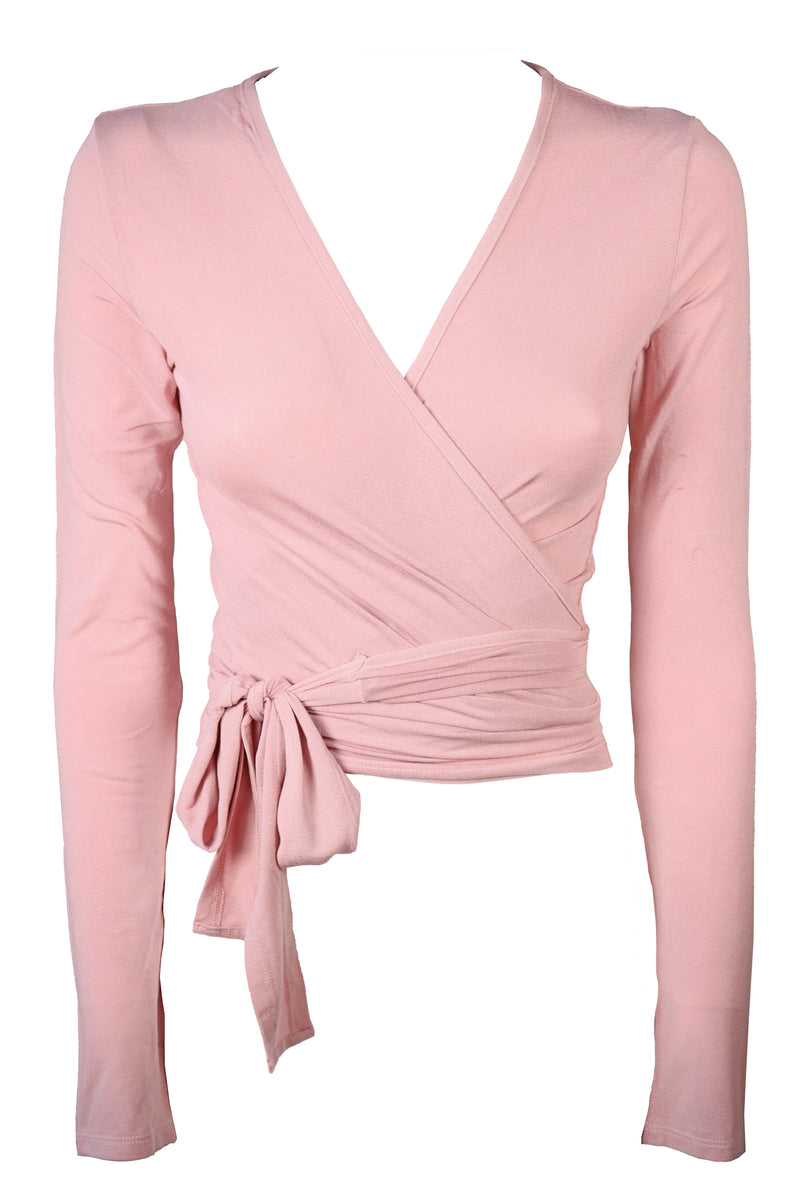 COSMOS BALLET WRAP TOP