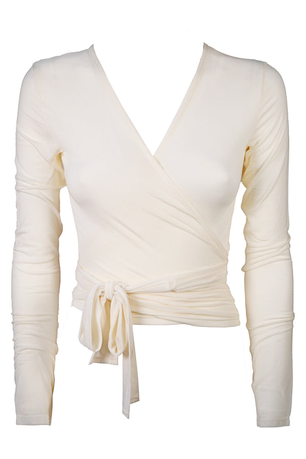 COSMOS BALLET WRAP TOP