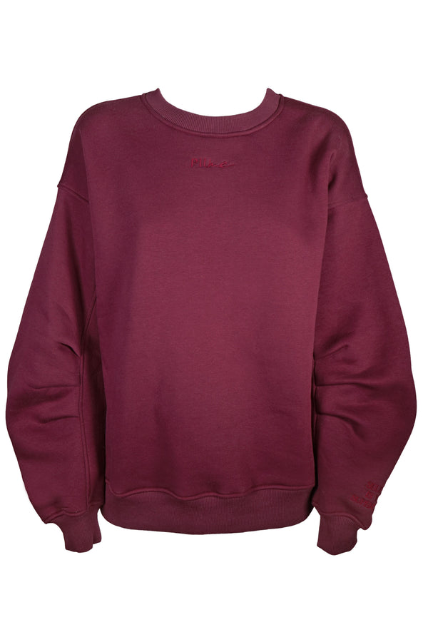 HEROINE SWEATSHIRT SANGRIA