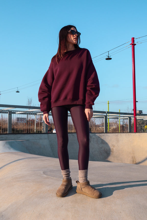 HEROINE SWEATSHIRT SANGRIA