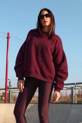 HEROINE SWEATSHIRT SANGRIA